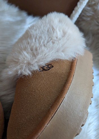 Kahverengi Tüylü Platform Topuklu Kadın Bot - Görsel 5