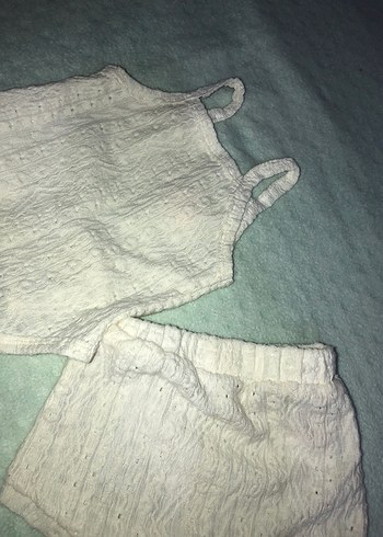 Sheinside Nakışlı Örgü Bebek Kız Takımı