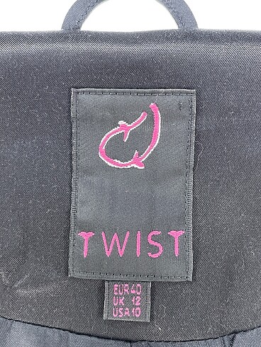 40 Beden siyah Renk Twist Blazer %70 İndirimli.