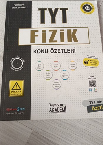 TYT Fizik Konu Özetleri Kitabı yks