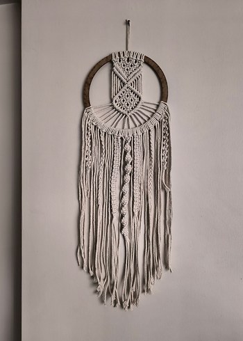 Tasarımcı Bohem Makrome Duvar Süsü
