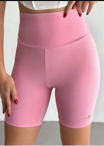 Alo Pembe Mini Spor Tayt ( S. M. L. XL ) bedenleri var