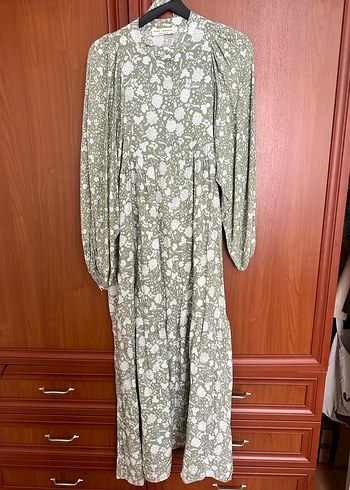 Bohem Stil Uzun Kollu Kadın Elbise - Görsel 2