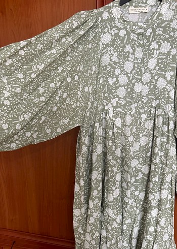 Bohem Stil Uzun Kollu Kadın Elbise - Görsel 3