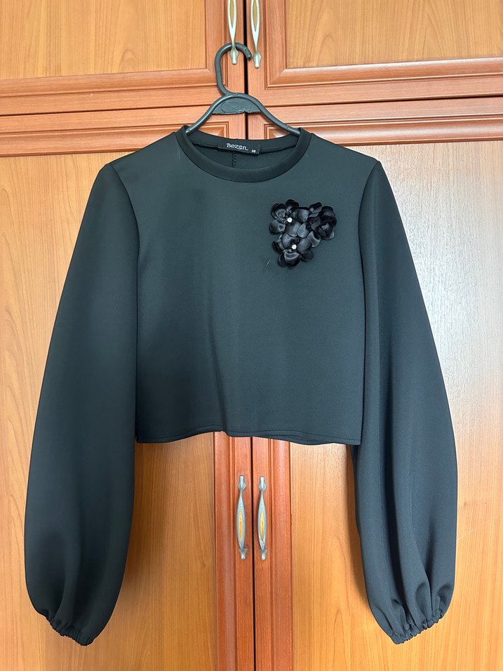 Siyah Piliseli Uzun Kadın Etek - Görsel 3