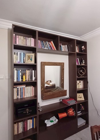 Koyu Kahverengi Çocuk Kitaplığı - Görsel 3