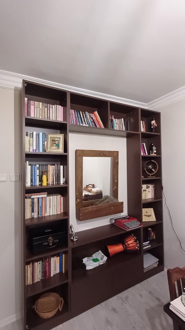 Koyu Kahverengi Çocuk Kitaplığı - Görsel 3