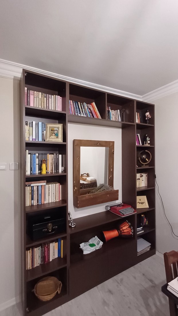 Koyu Kahverengi Çocuk Kitaplığı - Görsel 4