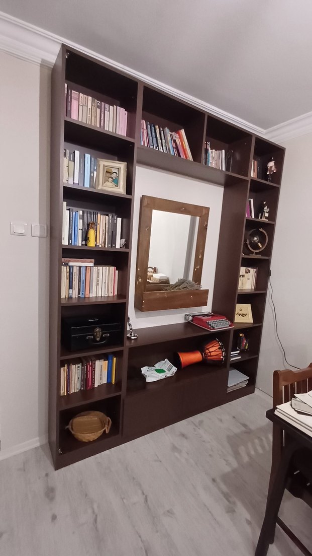 Koyu Kahverengi Çocuk Kitaplığı - Görsel 2