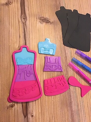 Barbie Barbie moda tasarım seti