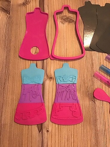 Beden Renk Barbie moda tasarım seti