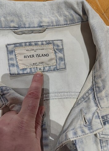 River Island River İsland Kot Ceket