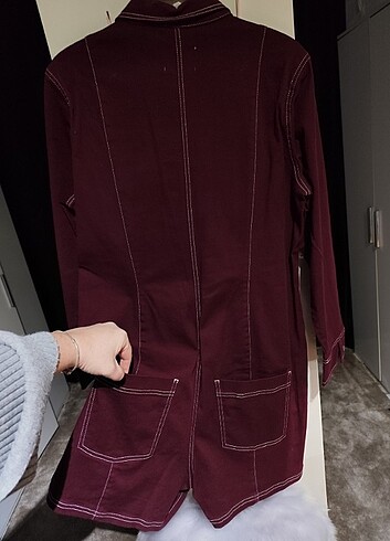46 Beden bordo Renk Assos 46 beden şortlu tulum
