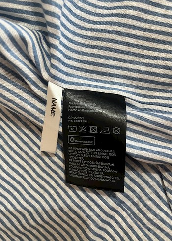 9 Yaş Beden Açik Mavi Erkek çocuk Düğmeli Regular Fit Ceket