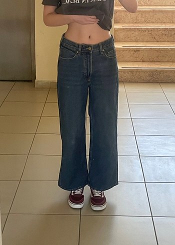 H&M Rahat Kesim Kadın Denim Pantolon HM MARKA 34 beden