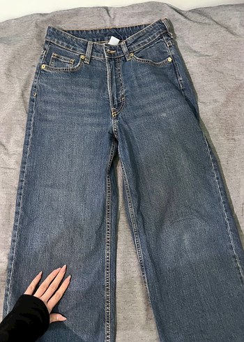 Rahat Kesim Kadın Denim Pantolon HM MARKA 34 beden