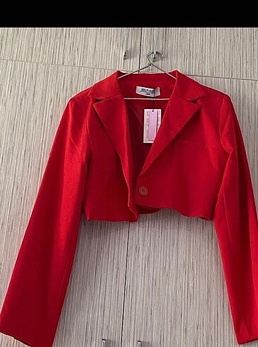 Holly lolly kırmızı blazer ceket