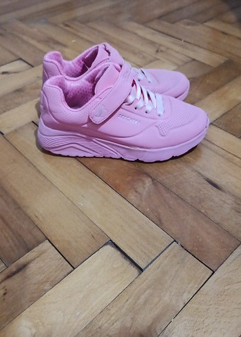 Kız Çocuk Pembe Cırtcırtlı Spor Ayakkabı - Görsel 4