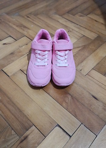 Kız Çocuk Pembe Cırtcırtlı Spor Ayakkabı - Görsel 5