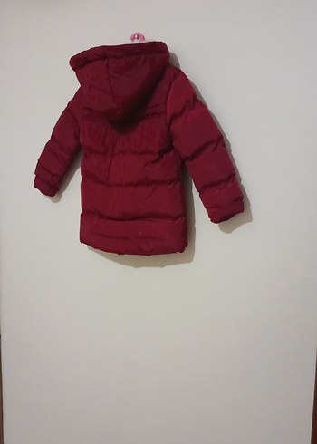 Bordo Erkek Çocuk Kürklü Mont - Görsel 7