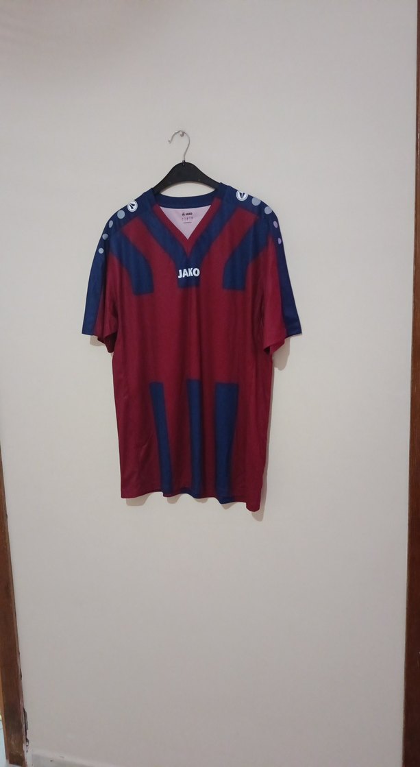 JAKO Bordo V Yaka Kısa Kollu Spor Tişört - Görsel 3