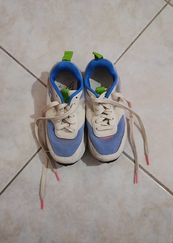 Mavi Bağcıklı Kadın Spor Ayakkabı - Görsel 7