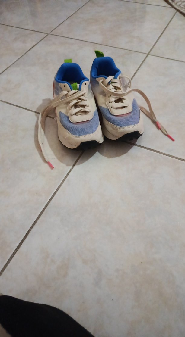 Mavi Bağcıklı Kadın Spor Ayakkabı - Görsel 3