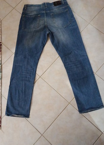 Mavi Rahat Kesim Erkek Kot Pantolon - Görsel 2