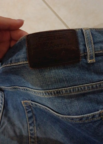 Mavi Rahat Kesim Erkek Kot Pantolon - Görsel 3