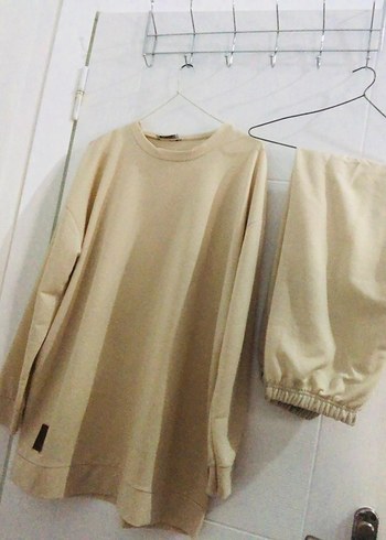 Diğer Bej Kadın Pamuklu Sweatshirt