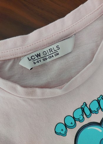 Kızlar için Pastel Pembe Rahat Kesim Pantolon ve crop - Görsel 3