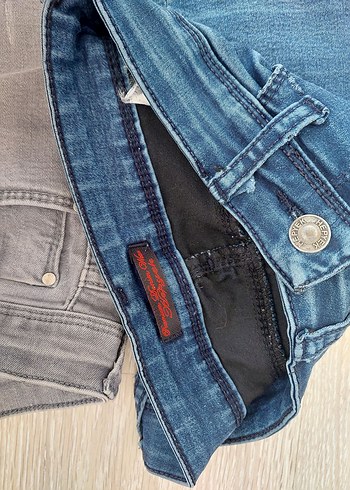 Gri Mavi Normal Boy Kadın Denim Pantolon 3 tanesi 300 - Görsel 3