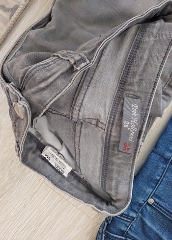 Gri Mavi Normal Boy Kadın Denim Pantolon 3 tanesi 300 - Görsel 2