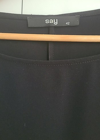 Siyah Kayık  Yaka Kadın Midi Elbise - Görsel 3