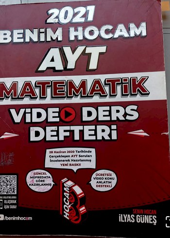 2021 Benim Hocam AYT Matematik Video Ders Defteri