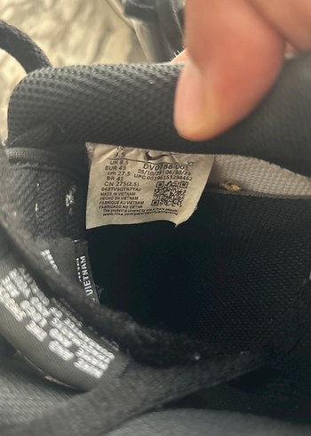 Nike Air Force 1 Siyah Beyaz Spor Ayakkabı - Görsel 8