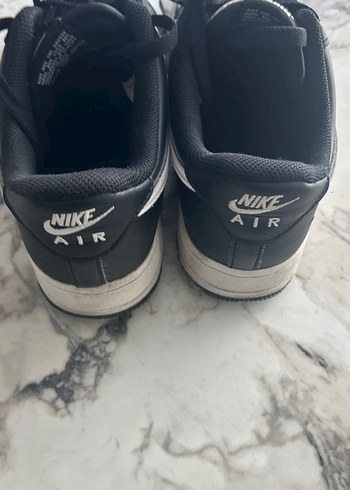 Nike Air Force 1 Siyah Beyaz Spor Ayakkabı - Görsel 6