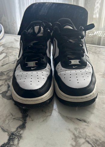 Nike Air Force 1 Siyah Beyaz Spor Ayakkabı - Görsel 9