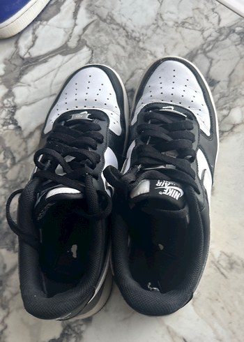 Nike Air Force 1 Siyah Beyaz Spor Ayakkabı - Görsel 7