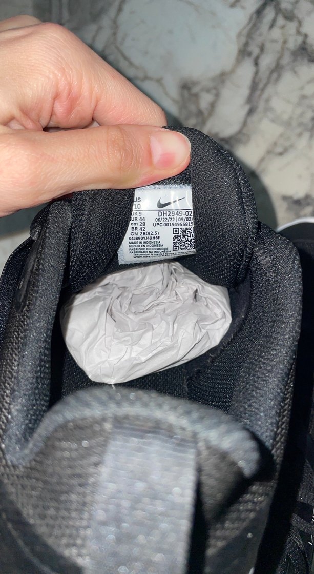 NİKE 44 numara Siyah Bağcıklı Basketbol Ayakkabısı - Görsel 2