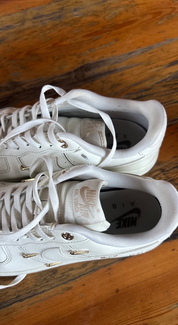 NİKE Beyaz Deri Platform Topuklu Kadın Spor Ayakkabı - Görsel 3