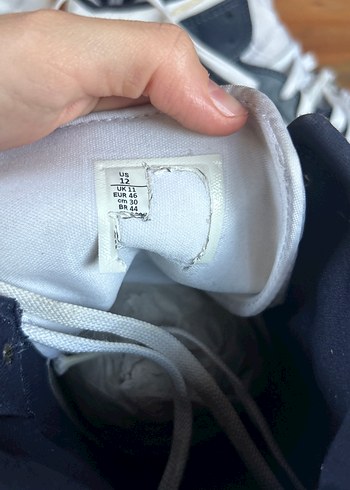 nike Gri Beyaz Erkek Spor Ayakkabı Bağcıkları - Görsel 4