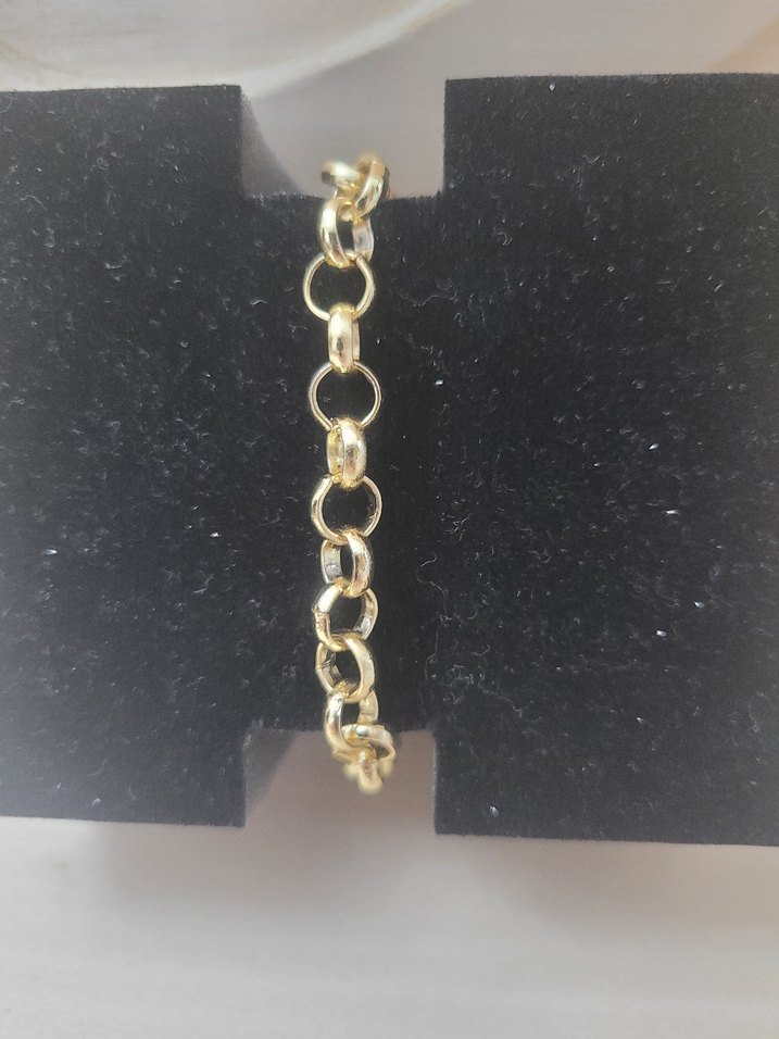 Altın Renk Zincir Detaylı Kadın El Zinciri - Görsel 2