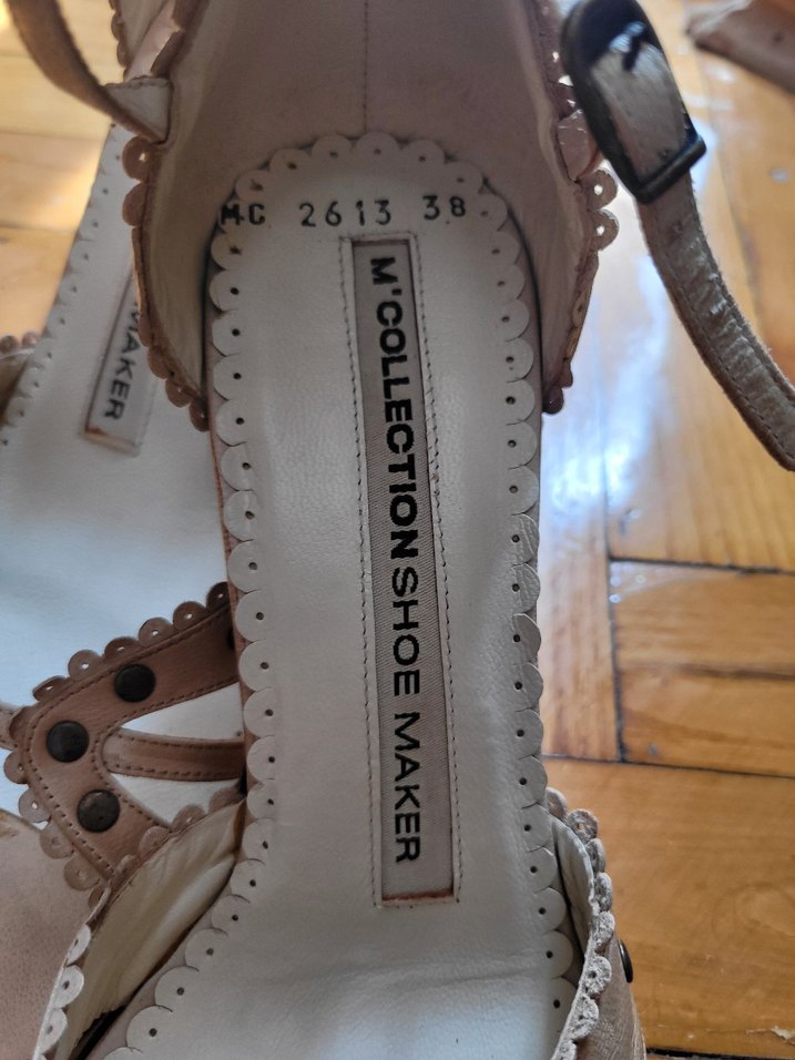 Beyaz Kemerli Dolgu Topuklu Kadın Abiye Ayakkabı - Görsel 4