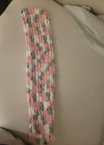 Çocuklar için Çok Renkli Örgü Bere ve Boyunluk - Görsel 8