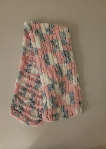 Çocuklar için Çok Renkli Örgü Bere ve Boyunluk - Görsel 3