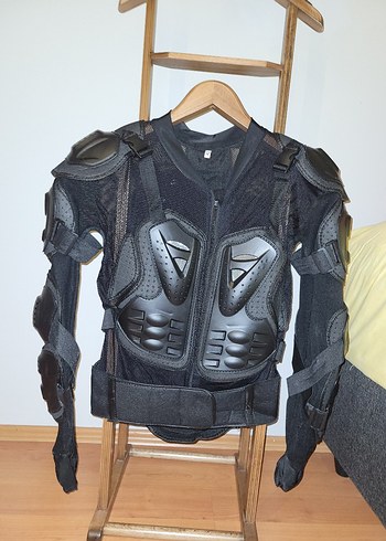 Kemerli Siyah Deri Motosiklet Montu - Görsel 4