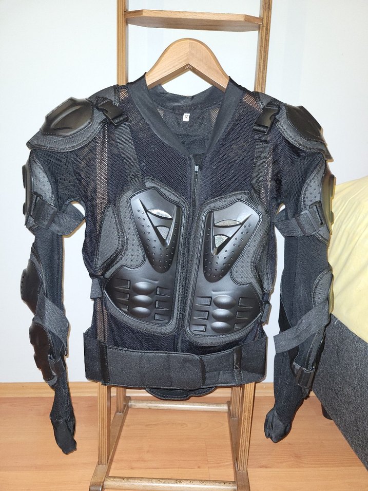 Kemerli Siyah Deri Motosiklet Montu - Görsel 2