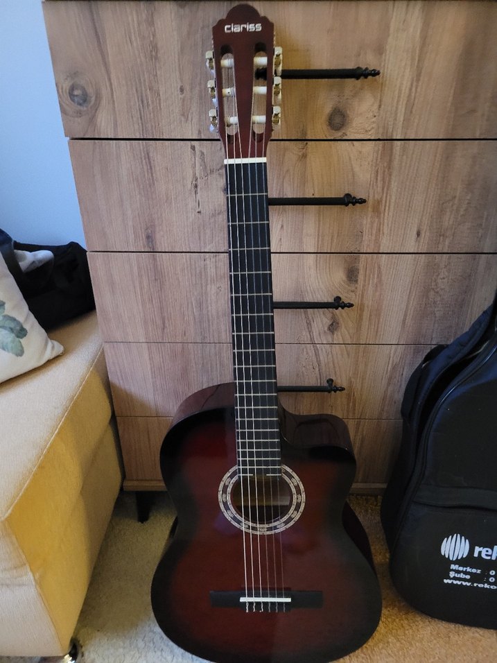 Clariss Kahverengi Klasik Gitar ve Kılıfı - Görsel 2