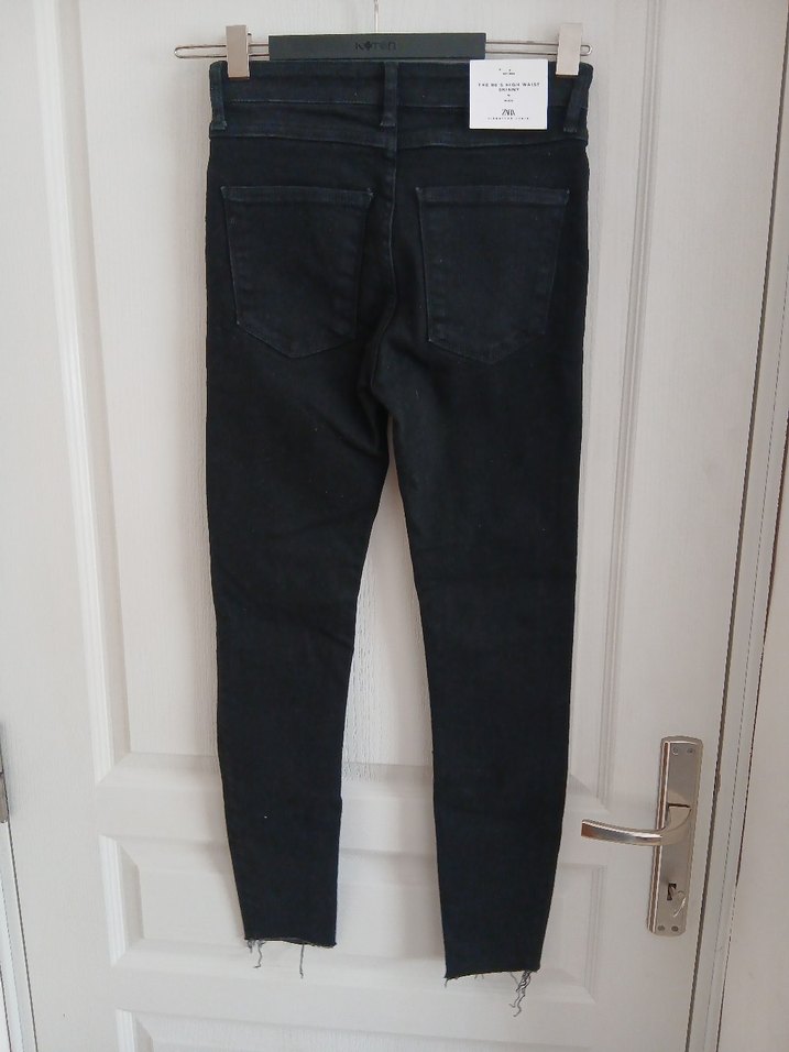 Zara Siyah Skinny Jean - Görsel 4